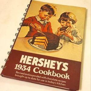 Vintage Hersheys 1934 Spiral Cookbook Revised & Expanded 1971